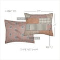 thumbnail image 6 of VHC Brands Farmhouse Multicolor Patchwork Cotton Blend Quilted Pillow Sham, Standard - Tie Closure, 6 of 7