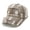 Brown, variant on Unisex Distressed Denim Baseball Cap Cotton Frayed Vintage Plaid Washed Denim Dad Hat for Spring Summer Outdoor Activities