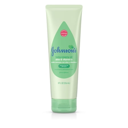 Oil Moisturizing Body Lotion - (2 Pack) Johnsonâs Creamy Oil Moisturizing Baby Body Lotion, 8 fl. oz