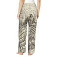 thumbnail image 3 of Picia Vineyard Landscape Womens Soft Woven Cotton Elastic Waistband Sleep Pajama Pant Lounge Sleep Pant With Pockets And Drawstring-XX-Large, 3 of 9
