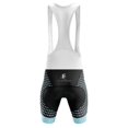 thumbnail image 2 of Blue Polka Dot Bib Shorts - M, 2 of 3
