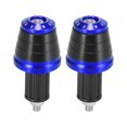 thumbnail image 1 of Unique Bargains 2pcs Titanium Tone Universal 17mm Hand Grips Handlebar End Caps Plug Replacement for Motorcycle, 1 of 7