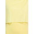thumbnail image 4 of Glamour Scoop Neck Chiffon Cape Short Sleeve ITY Dress-BUTTER / 14, 4 of 4