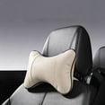 thumbnail image 6 of DAMAI Car Headrest Pillow, Soft Breathable Auto Car Seat Neck Rest Pad with Dog Bone Shape & Leather Design, Comfortable Head Neck Support Cushion for Traveling Car Home Office Chair, 6 of 6