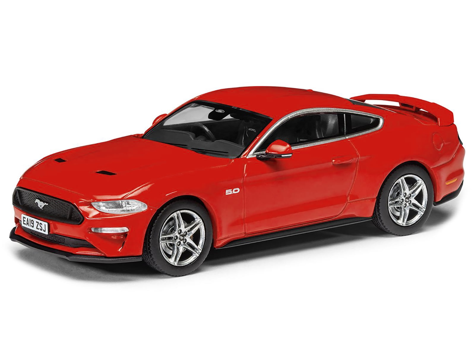 Ford Mustang Mk6 GT Fastback 5.0 RHD (Right Hand Drive) Race Red "Vanguards" Series 1/43 Diecast Model by Corgi