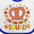 thumbnail image 4 of Inktastic Oktoberfest Squad Fall Leaves Pretzel Boys or Girls Baby Bib, 4 of 4