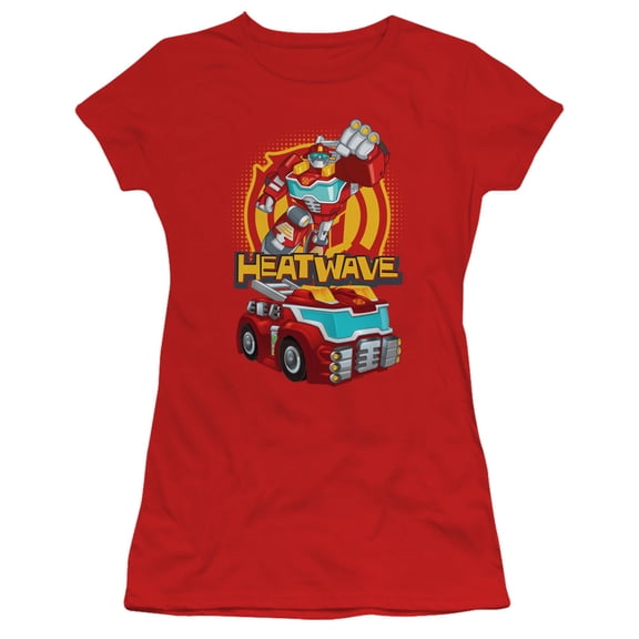 Transformers Heatwave S/S Junior Women's T-Shirt Sheer Red