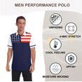 thumbnail image 4 of Iceglad Golf Shirts for Men Short Sleeve Dry Fit Print Performance Moisture Wicking Polo Shirt, 4 of 5