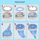 thumbnail image 2 of 10Pcs Diaper Pail Refills Bags Compatible with Diaper Angelcare Diaper Pails Refills for Safe Havens Living Rooms, 2 of 5