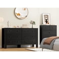 thumbnail image 3 of 6 Drawer Dresser for Bedroom, Modern Double Dresser Organizer with Storage Drawers, Wooden Chests of Drawers for Bedroom, Entryway, Hallway, Home Office, 3 of 8