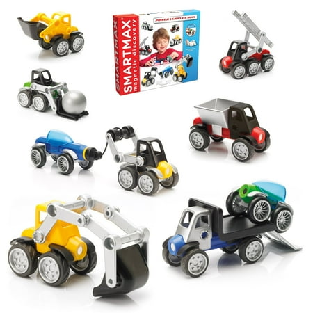 UPC: 0847563009268 | SmartMax Power Vehicles Max Magnetic STEM Building Set Ages 3+