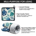 thumbnail image 7 of Tropical Palm Leaves in Hawaii Kitchen Oven Mitt and Pot Holder Sets 4 Pcs for Baking, Cooking and Grilling, Heat Resistant Up To 392 °F, 7 of 7