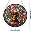 thumbnail image 4 of 7.4in 83pc Acrylic Jigsaw Puzzle Suncatcher – Sun Catcher Puzzle for Windows Hanging, Home & Garden Gift #005, 4 of 7