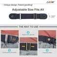 thumbnail image 5 of SUOSDEY Buckle Free Belt for Men Women Elastic Side Belt for Jeans 2 Pack, 5 of 7