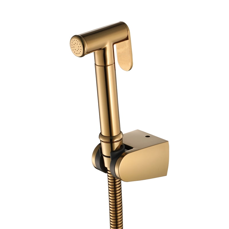 Chrome Douche Toilet Portable Bidet Shower Set Brass Hot and Cold Water Faucet Chrome Douche Toilet Portable Bidet Shower Set Brass Hot and Cold Water Faucet