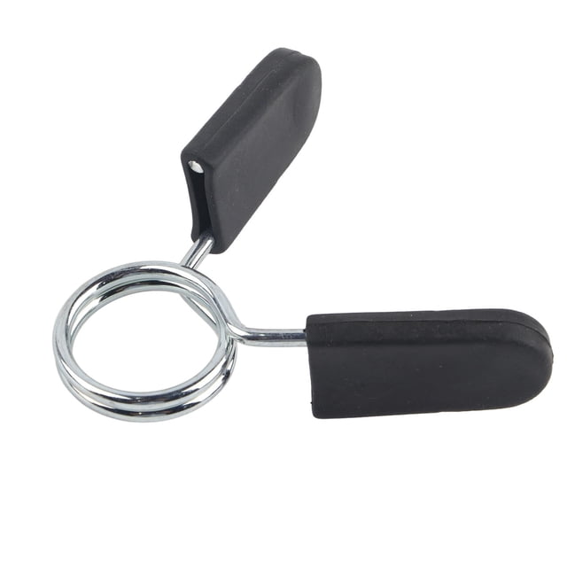 Abrazadera de Bloqueo Para Mancuernas con Barra Estándar de 25 mm, Clip de Cuello Con Resorte, Evita el Deslizamiento, Para Levantamiento de Pesas, Mangos de Agarre de Acero y