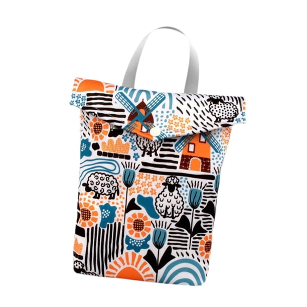 Bolsa Mojada Perfke para Almacenamiento de Pañales de Bebé 25x30cm