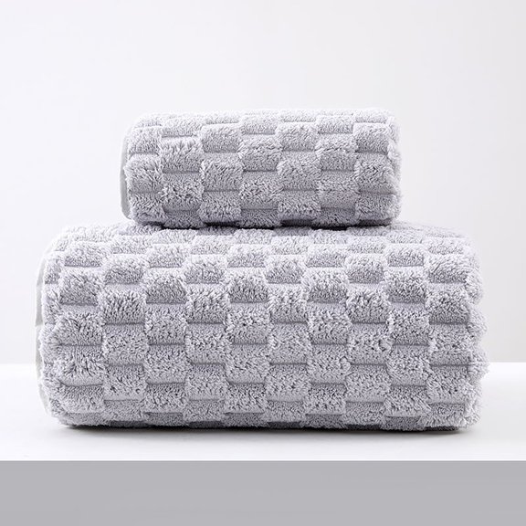 High Absorbent Light Weight Quick Drying Bathroom Towel Set