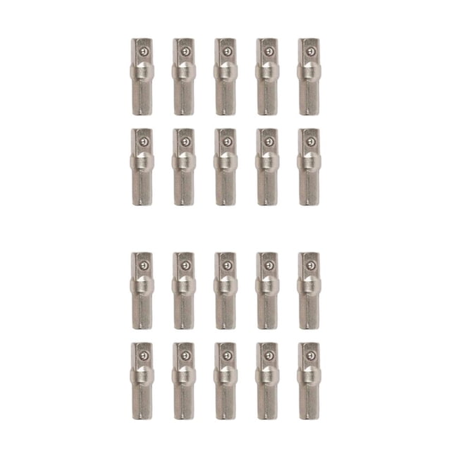 Scienceny 10 Pieces Impact Socket Adapter Portable Hexagonal 1/4inch Ratchet Wrench Adaptor Accessories Converter Detachable Se muestra como imagen 2piezas