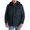 Blue, variant on EGNMCR Men's Fleece Jacket Winter Warm Outdoor Fuzzy Hooded Drawstring Zip Up Puffer Jackets with Pockets Casual Thicken Solid Color Patchwork Windproof Hiking Mountain Jacket & Coats on Clearance