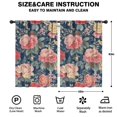 thumbnail image 2 of Blackout Kids Curtains,Pioneer Flower Childrens Insulated Curtains Set Of 2,Bedroom Essentials,Toddler Room Decor 42x63in(106x160cm), 2 of 4