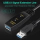 thumbnail image 2 of Cable de Extensión USB 3.0, Cable Amplificador de Señal, Tipo A, Cable Extensor Macho A Hembra para PC, Portátil, Cámara de Conferencia, 5 M, 2 of 5