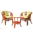 thumbnail image 6 of SK New Interiors Lounge Set of Bahama Armchair and Round Coffee Table, Natural Rattan ECO Colonial Color, 6 of 6