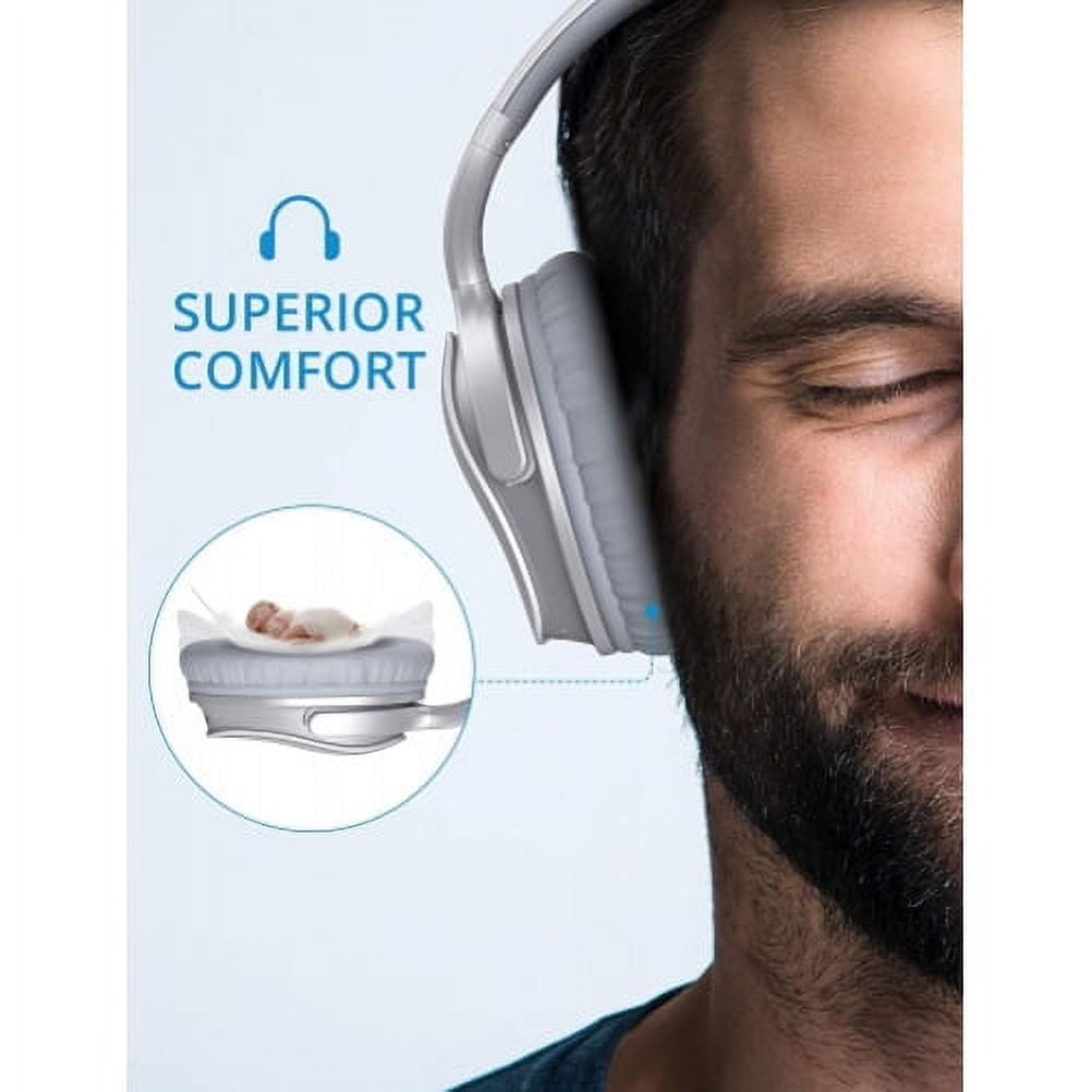 Foldable Wireless Headphones for Google Pixel 7/Pro/6a/6/Pro Phones - Headset w Mic Active Noise Cancelling Hands-free Earphones  Compatible With Pixel 7/Pro/6a/6/Pro Models