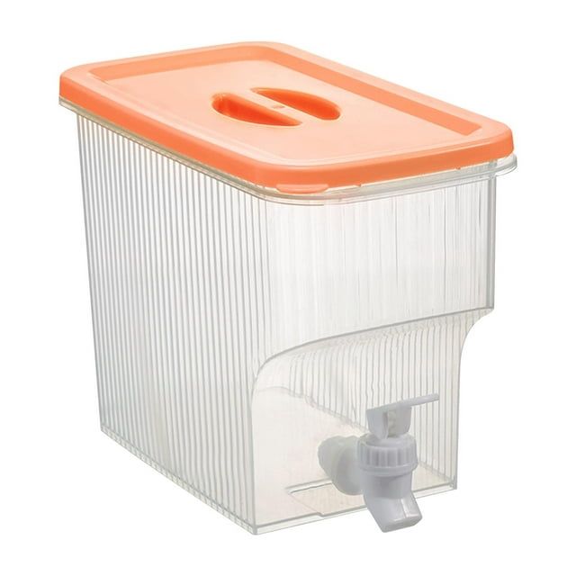 Herramientas y mejoras para el hogar Hogar Tetera de frutas Refrigerador frío con grifo Enfriador de té de limón de gran capacidad Agua fría