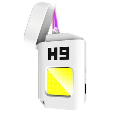 

Xecvkr Rechargeable Flameless Electric Plasma Lighter with Flashlight Eco-Friendly Windproof Portable Lighter for Indoor and Outdoor Use - Perfect for Camping Hiking and Survival Gear BBQ Gas