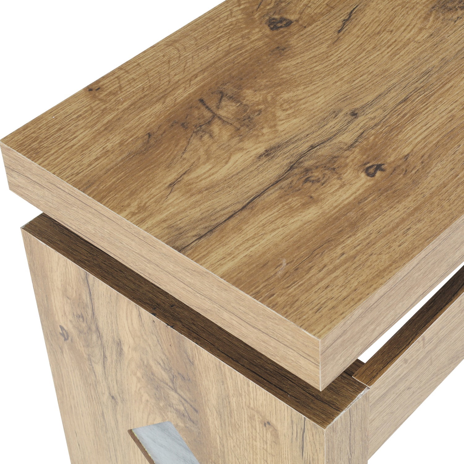 Hommoo Wood-Style Console Table, 62" Long Minimalist Entryway Table for Hallway, Sofa Back, or Bedroom End Table, Natural