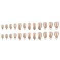 thumbnail image 4 of Mediums Length False Nails White French Tip Acrylic Nails Full Covers on Nails Sparkling Press On Nails for Women, 4 of 8