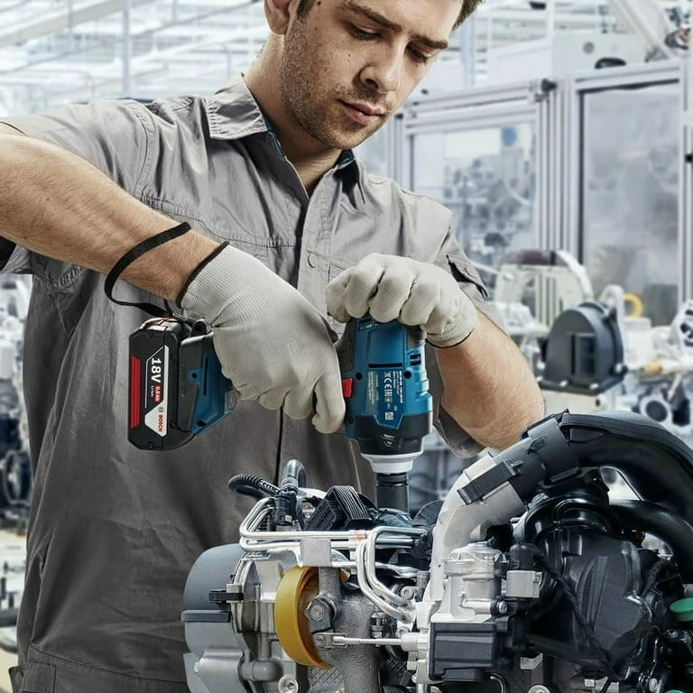 Bosch 18V Impact Wrench Brushless Lithium 400Nm High Torque 1 2 Driver Battery Powered Cordless Power Tool Walmart