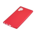 thumbnail image 4 of Galaxy Note10+ Plus 5G Case Silicone, Allytech Soft Rubber TPU Wireless Charging Support Shock-Absorption Drop Protection Bumper Defender BacK Cover Case for Samsung Galaxy Note 10 Plus,Red, 4 of 4