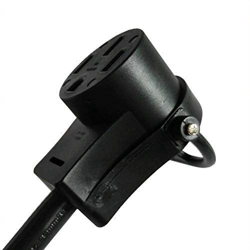 Parkworld 691845 Power Adapter cord 4-Prong Generator 30A Locking L14-30P Male to RV 50 AMP 14-50R Female with Handle