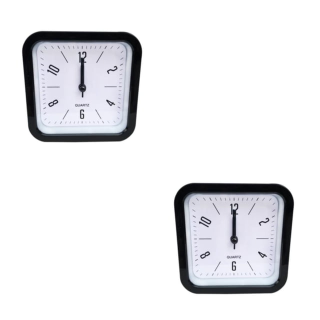 Advancent Despertador Aguja digital Reloj que no hace tictac Relojes de repetición portátiles que funcionan con batería con luz nocturna para Type1 NO1