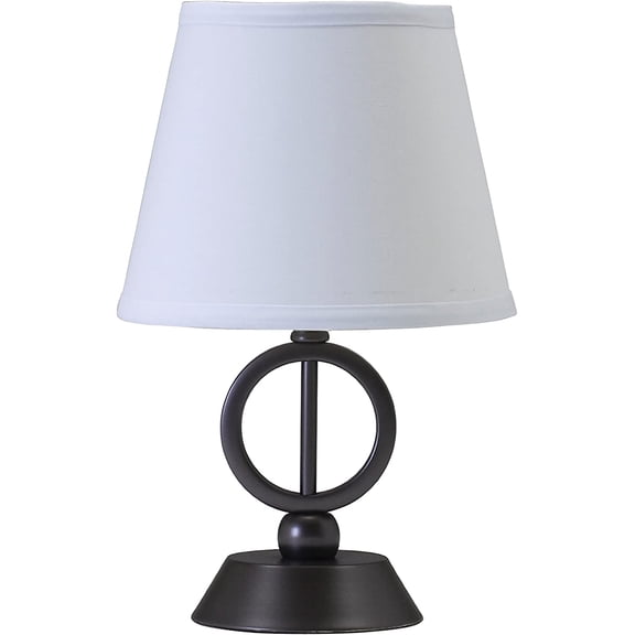 House of Troy CH875-OB Coach Collection 14-Inch Portable Accent Table Lamp, Oil Rubbed Bronze