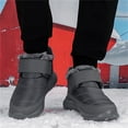 thumbnail image 3 of YOURDIARY Women Snow Boots Winter Warm Outdoor Waterproof Fabric Hiking Ankle Boots Slip-ons Grey, 3 of 7