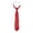 Red, variant on Punk Metal Chain Pre-Tied Necktie for Women Men, Cravate Pour Femme, Adjustable Uniform Tie for School Prom Party Business 1PC Pink