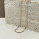 thumbnail image 3 of Minimalist Unisex Snake Chain Necklace Choker Stainless Steel Herringbone Gold Color Fashion Jewelry Gift For Her Women and Men, 3 of 5