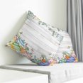 thumbnail image 3 of Easter Eggs Pillow Covers 20x20 Inch Decorative Throw Pillow Cover, Spring Flowers Eucalyptus Leaves Wooden Grain Sofa Pillowcases Accent Cushion Case Home Decor Bedroom Living Room, 3 of 6