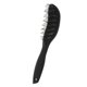 thumbnail image 1 of Cepillo de pelo con diseño de arco para cabello liso, peine masajeador de plástico negro para peluquería. 6 piezas, 1 of 7