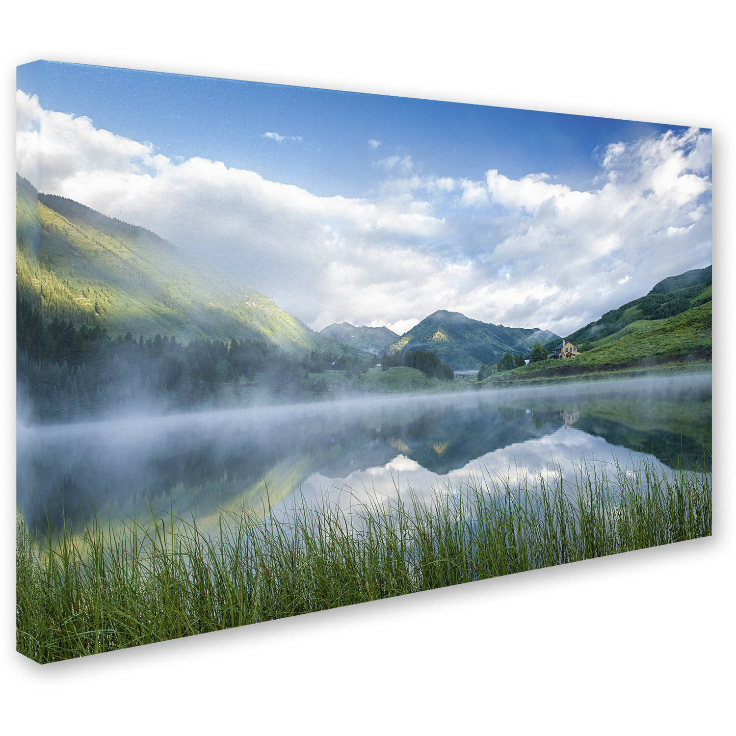 Trademark Fine Art "Fog in the Mirror" Canvas Art by Michael Blanchette Photography