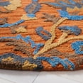 thumbnail image 4 of SAFAVIEH Blossom Riley Floral Area Rug, Rust/Blue, 6' x 6' Round, 4 of 9
