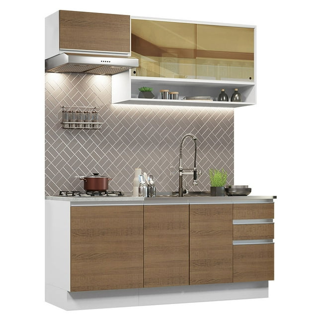 Cocina Integral Modular Madesa Glamy 180cm BR 08