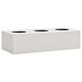 thumbnail image 2 of vidaXL Sliding Door Cabinet with Planter Box Light Grey Steel, 2 of 5