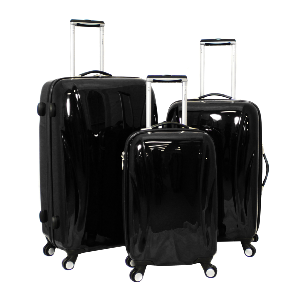 Chariot Belluno 3Piece Hardside Lightweight Upright Spinner Luggage
