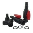 thumbnail image 2 of Water Flow Distributor OD 20mm 25mm Hose Convertor Adaptor 3 Ways With Adjustable Valves For Aquarium Pump Filter Hose, 2 of 3