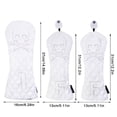 thumbnail image 5 of Eigraketly Cubiertas impermeables para cabeza de Golf PU Skull profesional grueso accesorios deportivos únicos Protector de conductor regalos Golf, 5 of 5