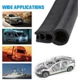 thumbnail image 6 of NOONE Rubber Weather Stripping Door Seal Strip, Automotive Door Soundproofing Weather Stripping, Glass Door Protection Stripfor Door Frame, Cars, and Home Applications (20FT), 6 of 8